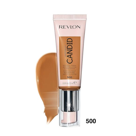 Lot of 3 Revlon PhotoReady Candid Natural Finish Foundation oil free 500 - Picture 2 of 2